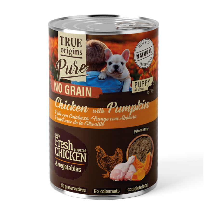 400 g True Origins Pure Pollo lata para cachorros, , large Imagen numero 1