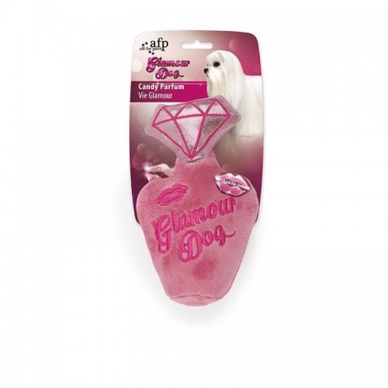 All for paws hueso de peluche candy rosa para perros, , large image number null