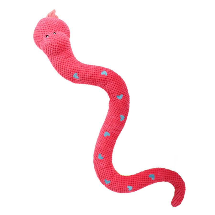 Tootoy! Giant Snake Cuddler Pink Peluche gigante para perros thumbnail