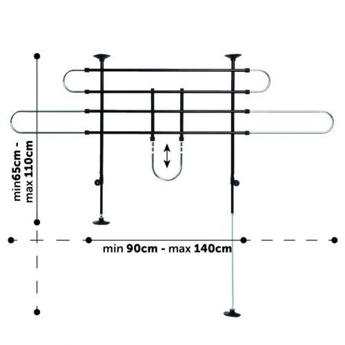 Flamingo reja de protecci&oacute;n de perros para coches, , large Imagen numero 3