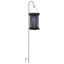 Outsunny Lámpara Antimosquitos Eléctrico 2 en 1 9W Mata Mosquitos Eléctrico con Luces LED UV Recargable Solar USB y Soporte Efecto 30 m² para Jardín Terraza Patio Negro, , large indicador imagen numero 1