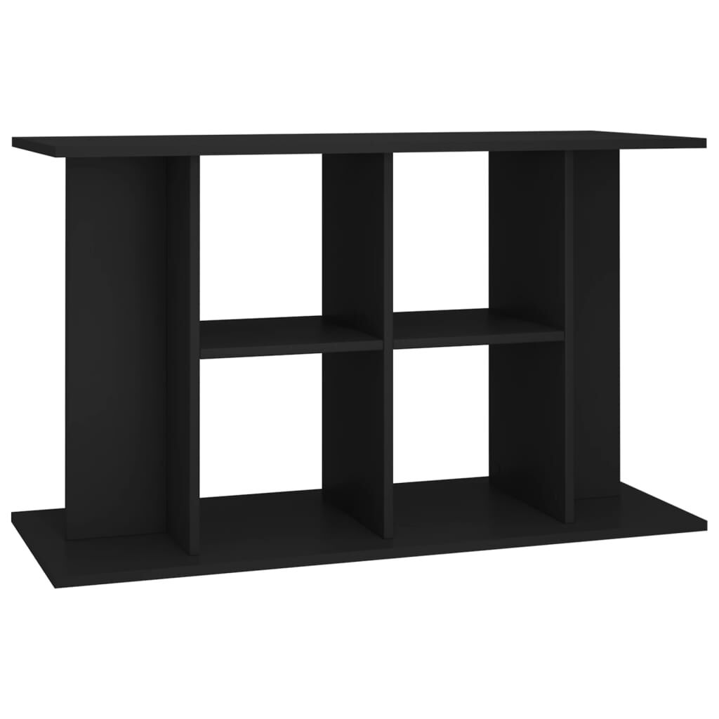 VidaXL Mesa de madera negra para acuarios