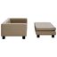 vidaXL Cama de perros extensión cuero sintético capuchino 100x50x30 cm, , large indicador imagen numero 3