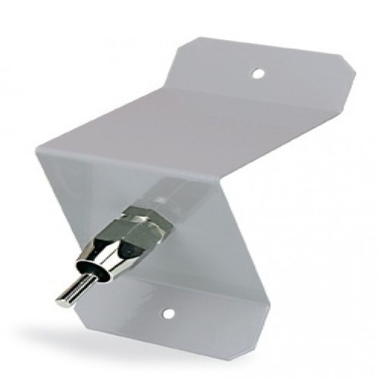 Bebedero estilo chupete Duffy para perros color Plateado