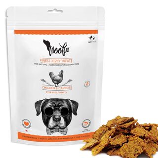 Pawfect Delicias de carne seca: pollo y zanahoria
