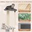 COSTWAY Árbol para Gatos Altura 92 cm, Torre para Gatos con Plataforma Superior, Casa Cómoda, Poste de Sisal, Bola interactiva, Centro de Actividades de Múltiples Niveles para Gatos (Gris), , large indicador imagen numero 3