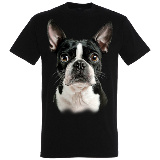Camiseta Boston Terrier color Negro, , large image number null