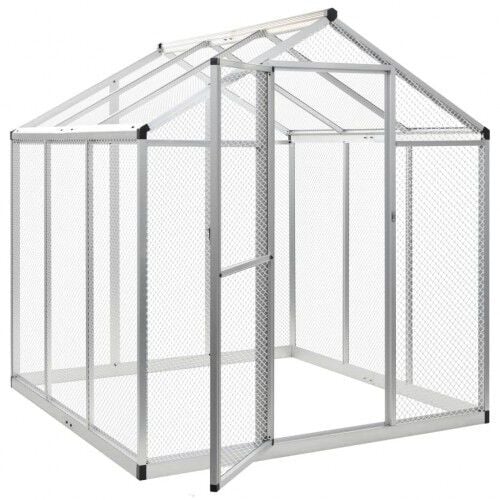 Pajarera grande de aluminio para pájaros thumbnail