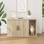 vidaXL Casa para Gatos Sonoma 85 x 55 x 50 cm Madera de ingenier&iacute;a, , large indicador imagen numero 5