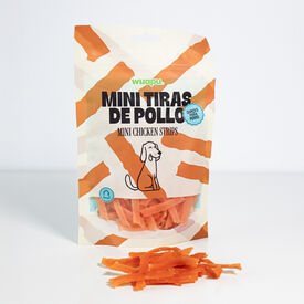 Wuapu Snack Natural Mini Tiras Pollo para perros