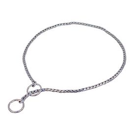 Ibañez Collar estilizante cromado plateado para perros 