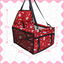 Nobleza - Refuerzo de Coche para Perros, Asiento del Coche de Seguridad para Mascotas Perro Gato Plegable Lavable Viaje Bolsas y Otra Mascota Pequeña con Cremallera Bolsillo, 40 * 34 * 25 cm, Rojo, , large indicador imagen numero 4