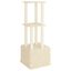 vidaXL Rascador para gatos con postes de sisal color crema 133,5 cm, , large indicador imagen numero 4