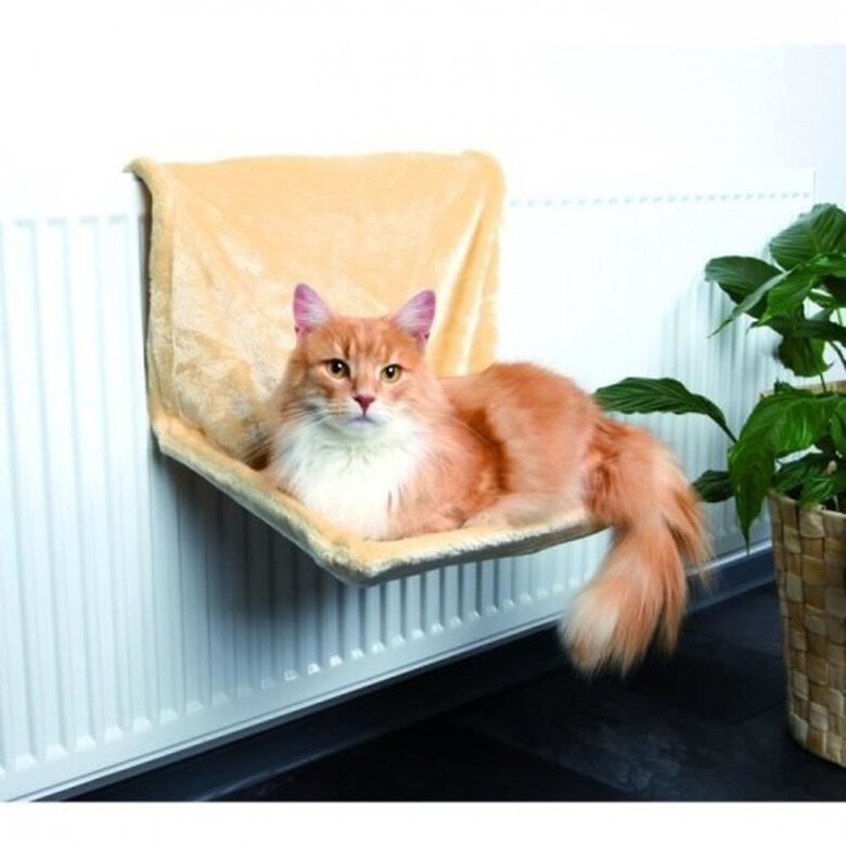 Hamaca para el radiador Trixie para gatos color Beige, , large image number null