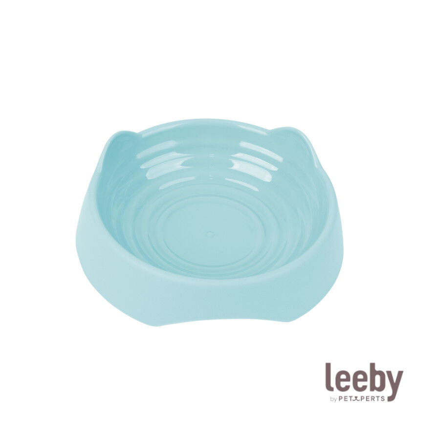 Leeby Comedero de Pl&aacute;stico Azul para gatos, , large Imagen numero 2