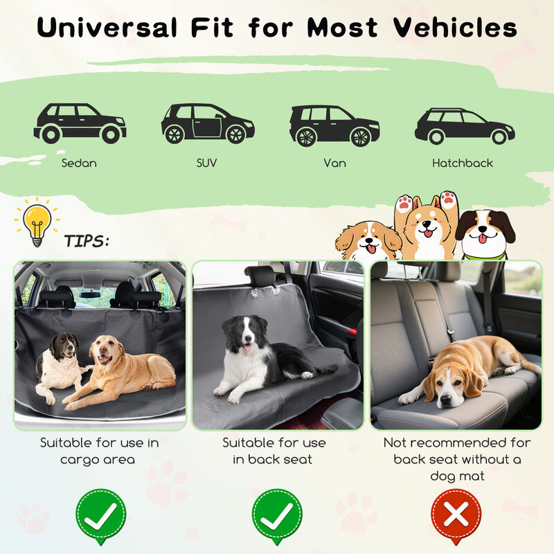 Nobleza Barrera para Perros de Coche &ndash; Separador Extensible Universal 96-145&times;30 cm &ndash; Reja de Seguridad de Acero &ndash; Instalaci&oacute;n sin Herramientas &ndash; Para Coches con Reposacabezas &ndash; Plata, , large Imagen numero 5