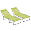 Outsunny Tumbonas Plegables Verde, , large indicador imagen numero 1