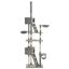 VidaXL Árbol rascador para gatos color Gris, , large indicador imagen numero 3