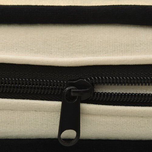 Vidaxl sof&aacute; redondo crema para perros, , large Imagen numero 3