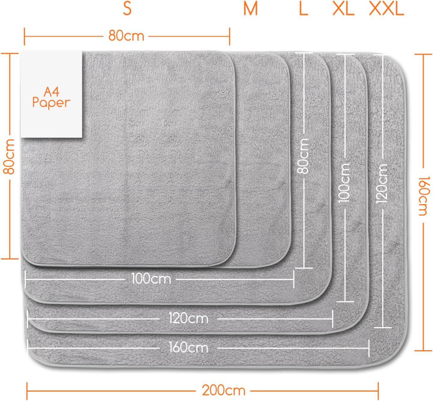 Nobleza Manta Suave de Felpa Gris Claro para Perros Gatos thumbnail