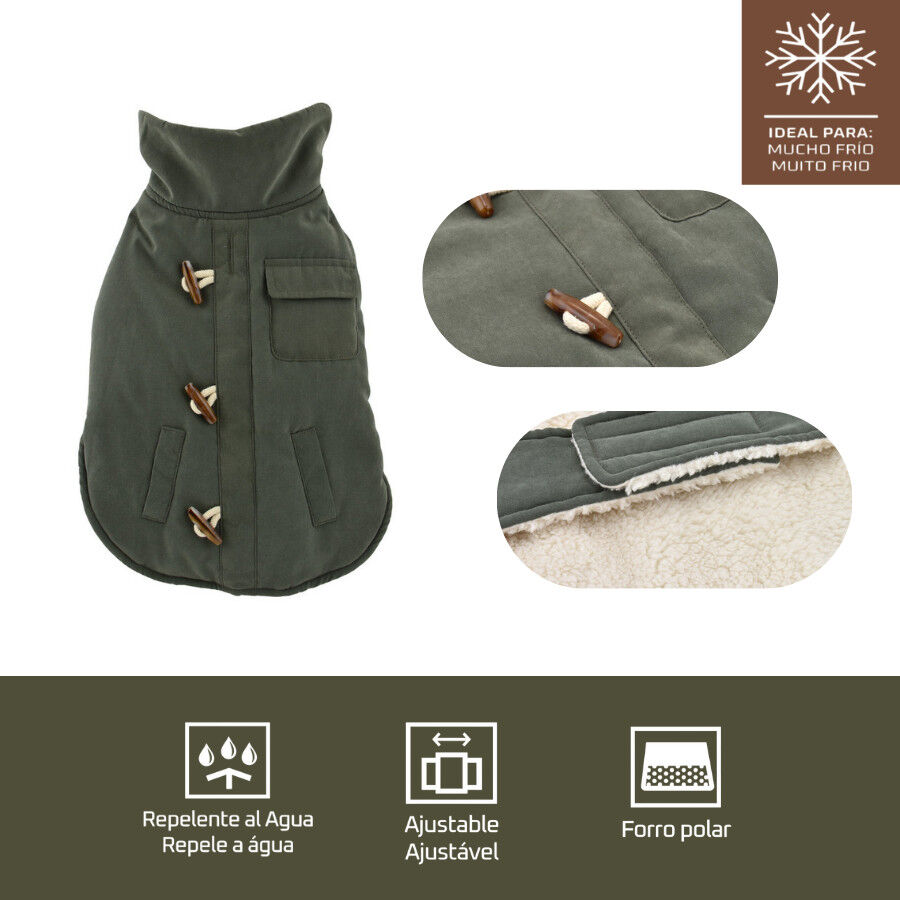 Outech Abrigo Trenca con Borreguito para perros, , large Imagen numero 4