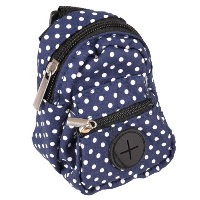 Flamingo Portabolsas Mochila Azul para perros Imagen numero 1