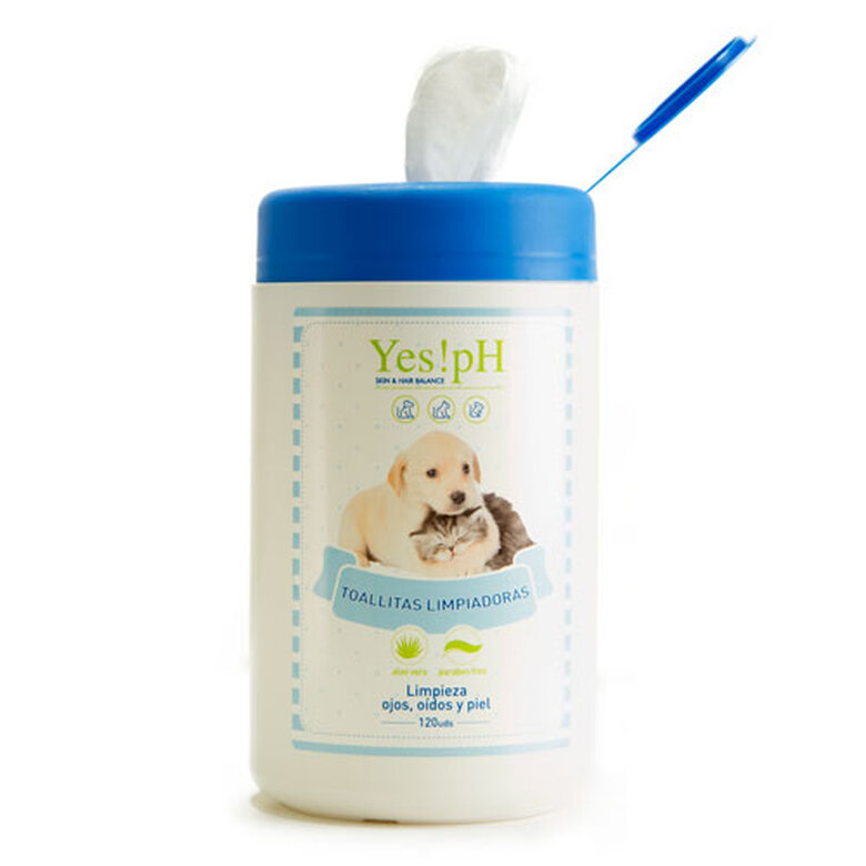 césped Envolver Síguenos Yes!pH Toallitas Húmedas Limpiadoras para perros y gatos
