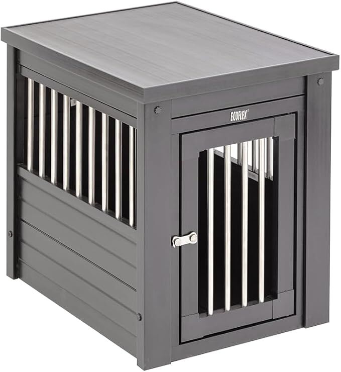 FINCA CASAREJO Jaula Confort Modelo Arkansas gris  Perrera de Interior para Perros thumbnail