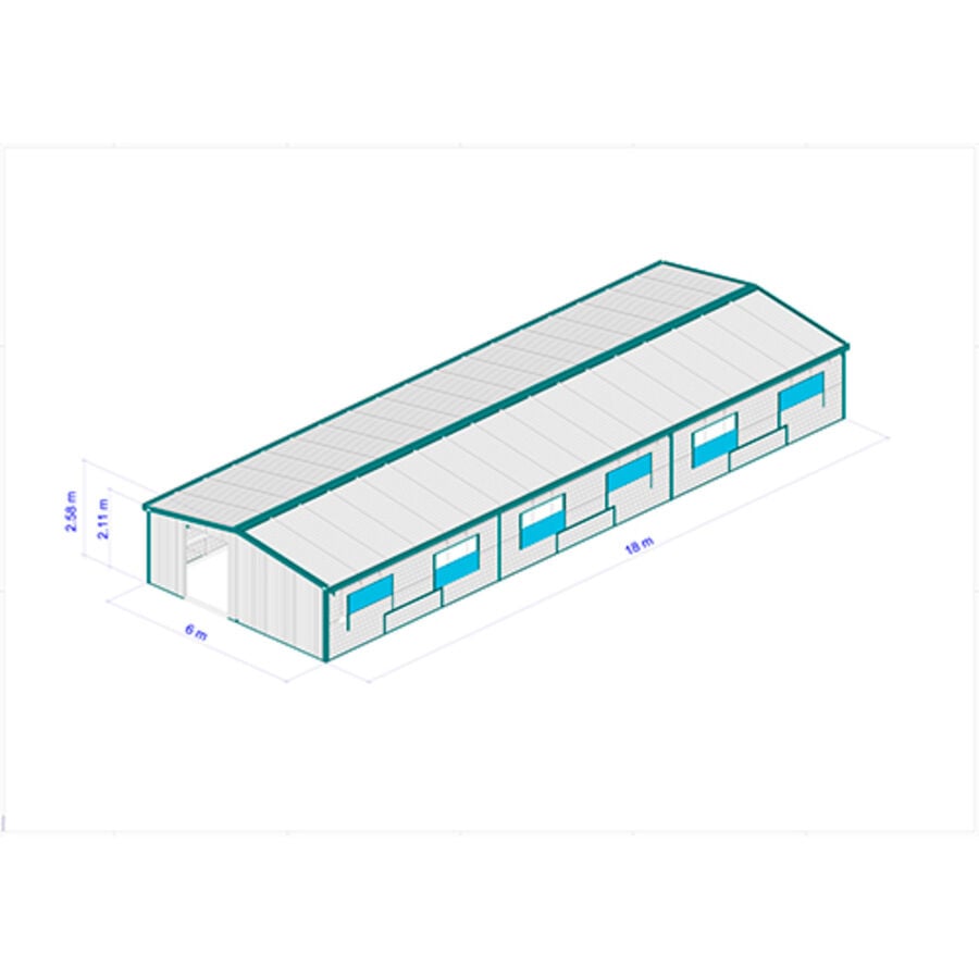 Ormital Corral móvil para aves thumbnail
