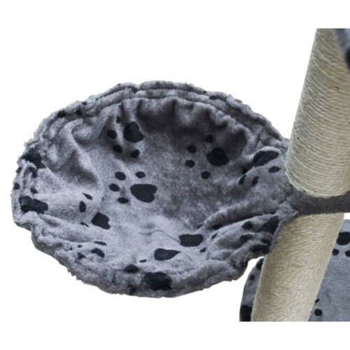 Rascador de lujo para gatos color Gris Huellas, , large Imagen numero 5