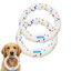 Nobleza Frisbee para Perros Pack de 2 &ndash; Disco Volador Interactivo de Goma E-TPU Indestructible y Ultraligero, Juguete Flotante y Limpiadientes para Adiestramiento en Playa y Parque &Oslash; 23 cm, , large indicador imagen numero 1