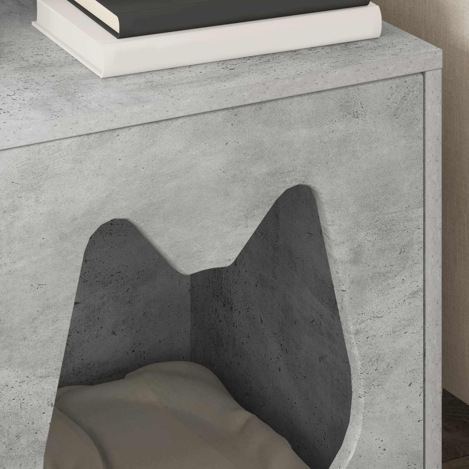 vidaXL Casa para Gatos Concreto 42,5 x 40 x 53,5 cm, , large Imagen numero 5