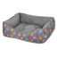 HOME MERCURY-Cesta,Cama Comoda para Perros,Gatos y Mascotas, con Relleno de Fibras,Resistente al Desgaste y Duradero (Mediano, Huellas), , large indicador imagen numero 1