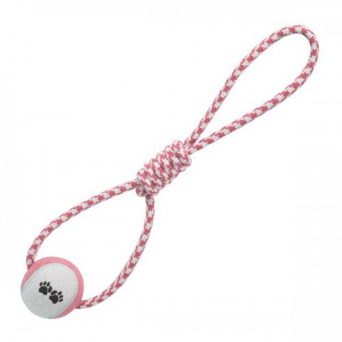 Pelota con tirador para perros color Rosa, , large Imagen numero 1