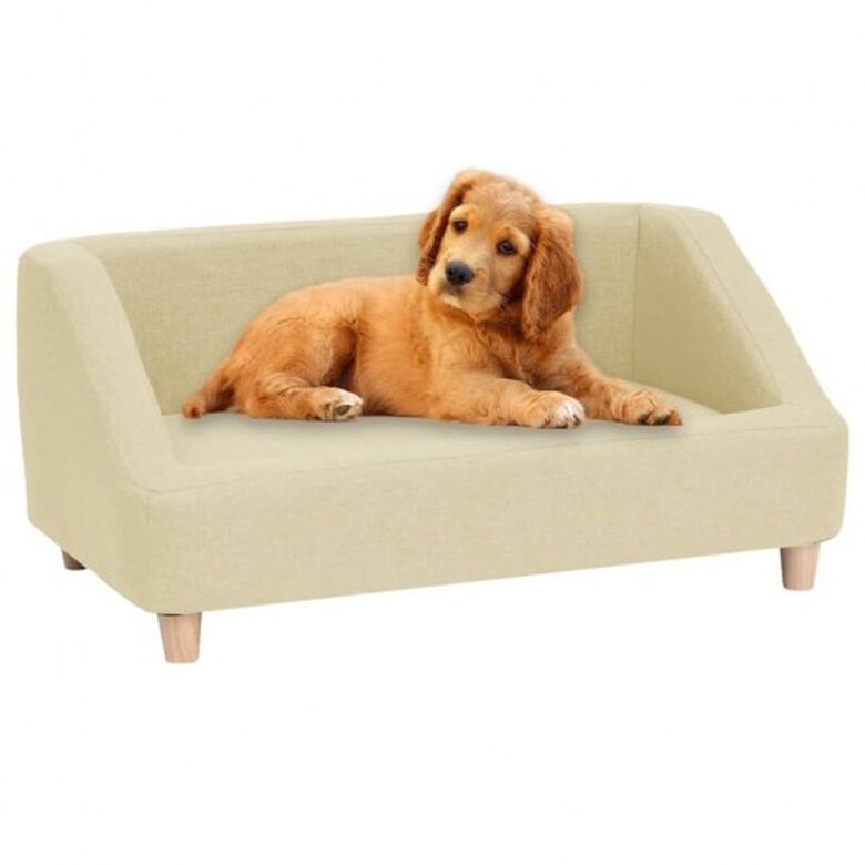 Sofá rectangular para perros color Crema, , large image number null