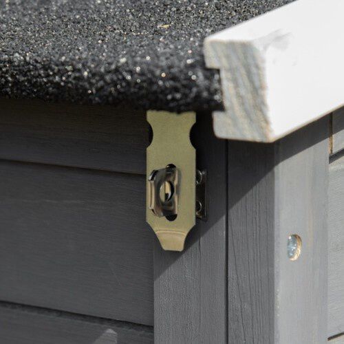 PawHut gallinero de madera con jaula exterior para 2 o 4 gallinas, , large Imagen numero 3