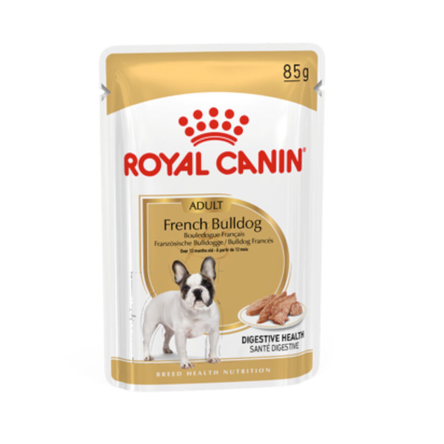 85 g Royal Canin Digestive Pat&eacute; Sobre Carne para bulldog franc&eacute;s, , large Imagen numero 1