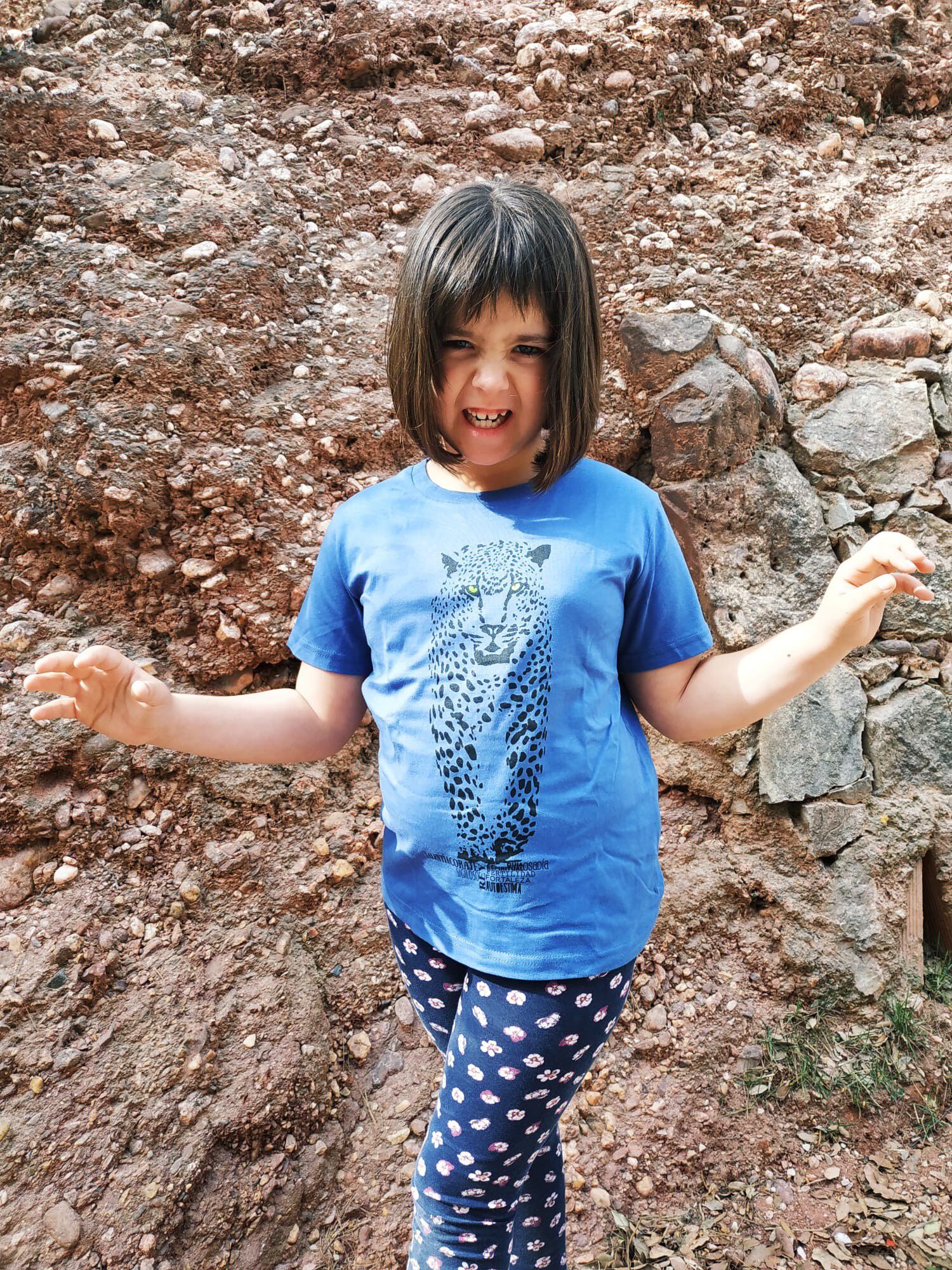 Camiseta niño/a jaguar color Azul thumbnail