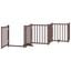 vidaXL Puerta para Perros Plegable Paneles Puerta Mascotas Madera de Álamo, , large indicador imagen numero 5