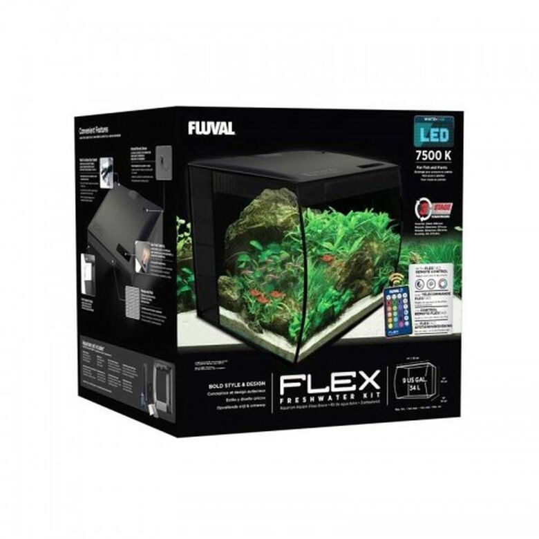 Fluval flex kit acuario, color Negro thumbnail