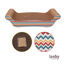 Leeby Remy Rocker rascador horizontal de cartón con estampado de colores para gatos, , large indicador imagen numero 5