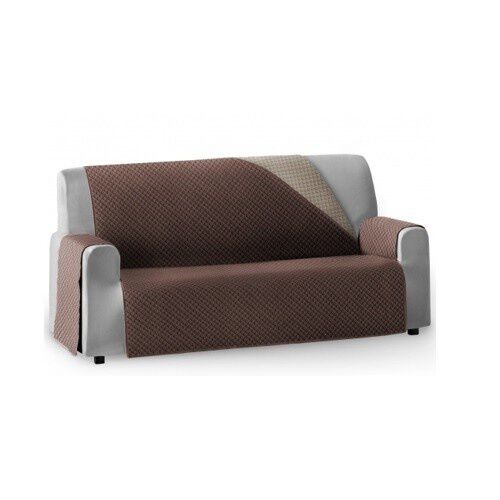 Vipalia cubre sof&aacute; c&iacute;rculos marr&oacute;n y beige para mascotas, , large Imagen numero 2