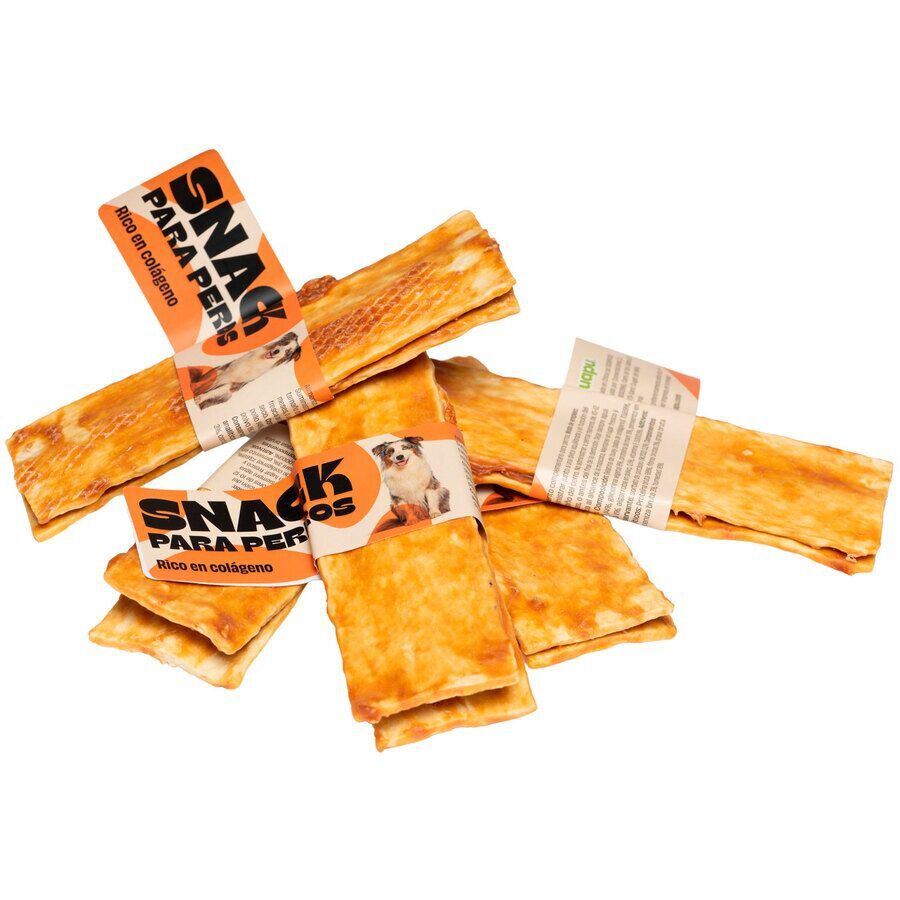 WUAPU SNACK POLLO C/COLAGENO 2 TABLETAS 60gr aprox, , large Imagen numero 1