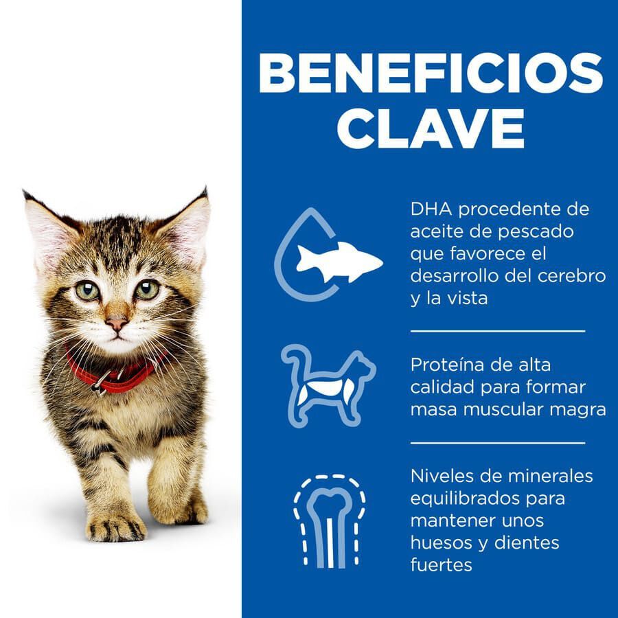 Hill&#039;s Science Plan Kitten Pollo y Pescado sobre para gatos Multipack thumbnail