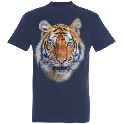 Camiseta Cara Tigre color Azul, , large Imagen numero 1