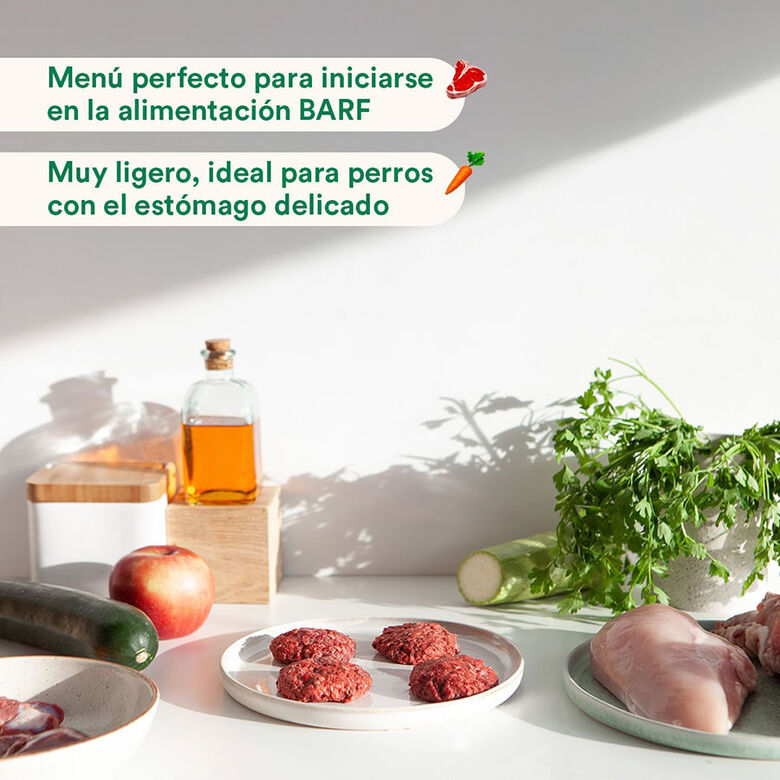 Pack de menú completo BARF para perros sabor Pavo thumbnail