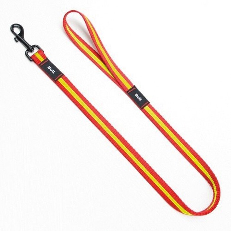Correa bandera de España para perros color Rojo/Amarillo