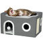 PawHut Casa para Gatos Gris, , large indicador imagen numero 1