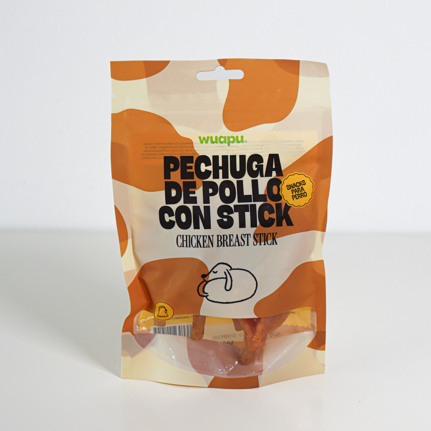 SNACK PARA PERRO EN STICK SABOR QUESO CON POLLO DESECADO WUAPU, , large Imagen numero 3