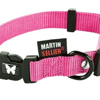 Martin Sellier Collar Rosa para Perros